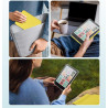 Moko étui magnétique détachable pour 7" kindle paperblanc 12e génération 2024 & kindle colorsoft 2024/2025,ultra clair coque et 