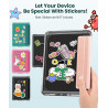 MoKo Étui Magnétique Amovible pour 7" E-Reader 12e Génération 2024 et Color 2024/2025, Coque Arrière Ultra Transparente Résistan