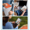 Moko étui magnétique amovible pour 7" e-reader 12e génération 2024 et color 2024/2025, coque arrière ultra transparente résistan