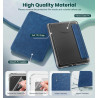 Moko étui magnétique détachable pour 7" kindle paperblanc 12e génération 2024 & kindle colorsoft 2024/2025,ultra clair coque et 