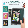 Moko étui magnétique détachable pour 7" kindle paperblanc 12e generation 2024 & kindle colorsoft 2024/2025,ultra clair coque et 