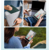 Moko étui magnétique détachable pour 7" kindle paperblanc 12e generation 2024 & kindle colorsoft 2024/2025,ultra clair coque et 