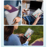 MoKo Étui Magnétique Amovible 7 Pouces pour Liseuse électronique avec Mise en Veille/Réveil Automatique, Violet Foncé