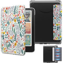 MoKo Étui Magnétique Amovible pour 7" E-Reader 12e Génération 2024 et Color 2024/2025, Coque Arrière Ultra Transparente Résistan