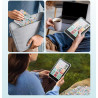 MoKo Étui Magnétique Amovible pour 7" E-Reader 12e Génération 2024 et Color 2024/2025, Coque Arrière Ultra Transparente Résistan