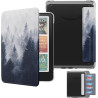 Moko étui magnétique détachable pour 7" kindle paperblanc 12e génération 2024 & kindle colorsoft 2024/2025,ultra clair coque et 