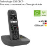 Gigaset A695A - téléphone DECT sans fil avec répondeur - grand écran à haut contraste - excellente qualité audio - profils sonor