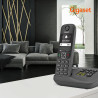 Gigaset A695A - téléphone DECT sans fil avec répondeur - grand écran à haut contraste - excellente qualité audio - profils sonor