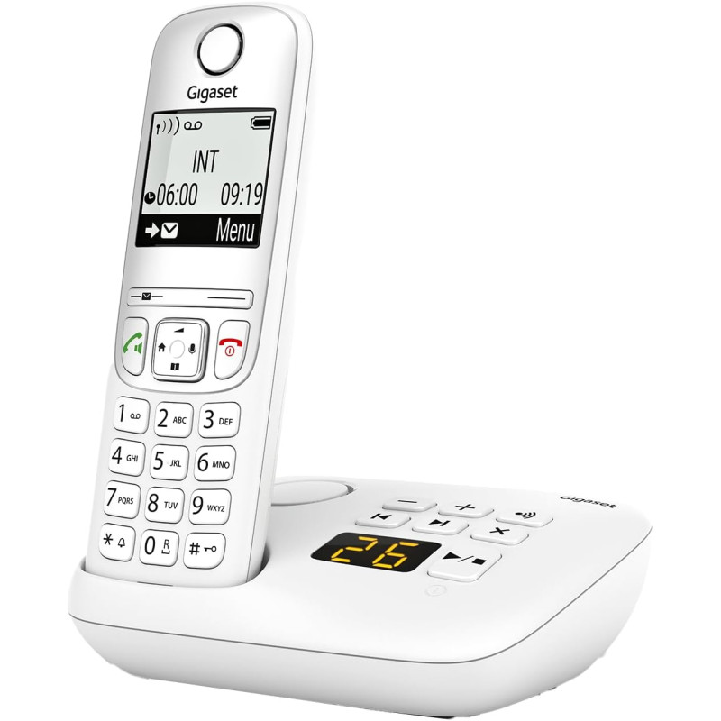Gigaset A695A - téléphone DECT sans fil avec répondeur - grand écran à haut contraste - qualité audio exceptionnelle - profils s