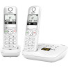Gigaset A695A Duo - 2 téléphones DECT sans fil avec répondeur - écran à haut contraste - excellente qualité audio - profils sono