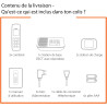 Gigaset A695A Trio, téléphone DECT, 3 combinés, répondeur, Blanc | Sans fil, écran à haut contraste, mains libres, protection d’
