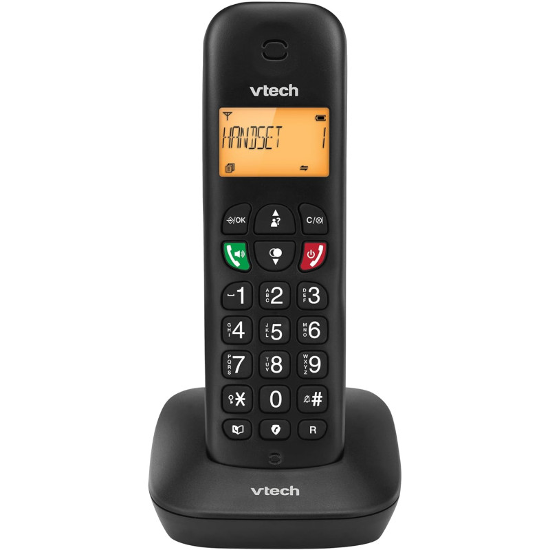 Téléphone sans Fil VTech DECT, Blocage d’appels, Identification/Attente d’Appel, répertoire, 13 h autonomie, écran rétroéclairé,