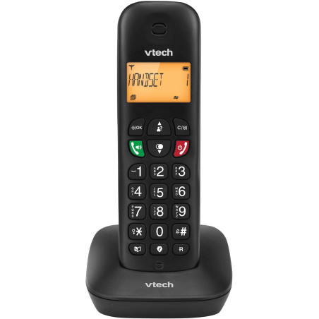 Téléphone sans Fil VTech DECT, Blocage d’appels, Identification/Attente d’Appel, répertoire, 13 h autonomie, écran rétroéclairé,