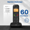 Téléphone sans Fil VTech DECT, Blocage d’appels, Identification/Attente d’Appel, répertoire, 13 h autonomie, écran rétroéclairé,