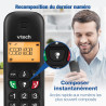 Téléphone sans Fil VTech DECT, Blocage d’appels, Identification/Attente d’Appel, répertoire, 13 h autonomie, écran rétroéclairé,