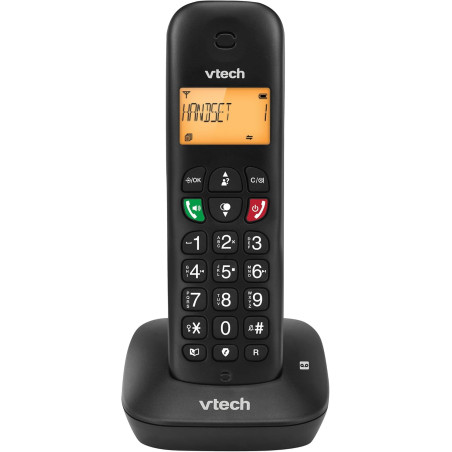 Téléphone sans Fil VTech DECT, répondeur, Blocage d’appels, Identification/Attente d’Appel, répertoire, 13 h autonomie, rétroécl