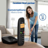 Téléphone sans Fil VTech DECT avec 2 combinés, Blocage d’appels, Identification/Attente d’Appel, répertoire, 13 h d’autonomie, c