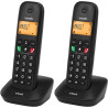 Téléphone sans Fil VTech DECT avec 2 combinés, Blocage d’appels, Identification/Attente d’Appel, répertoire, 13 h d’autonomie, c