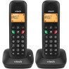 Téléphone sans Fil VTech DECT, 2 combinés, répondeur intégré, Blocage d’appels, Identification/Attente d’Appel, répertoire, Fonc