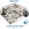 Téléphone sans Fil VTech DECT, 2 combinés, répondeur intégré, Blocage d’appels, Identification/Attente d’Appel, répertoire, Fonc