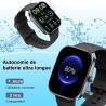 Soudorv montre connectée pour homme femme, smartwatch avec appel bleutooth | 1.91" hd montre avec 110+ sportifs, étanche ip68, p