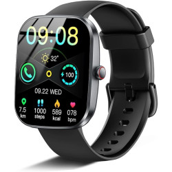 Soudorv montre connectée pour homme femme, smartwatch avec appel bleutooth | 1.91" hd montre avec 110+ sportifs, étanche ip68, p