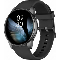 Acclafit montre connectée femme homme avec appel bleutooth, smartwatch ronde 1,38" avec 147+ modes sportifs, cardiofréquencemètr