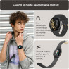 Acclafit montre connectée femme homme avec appel bleutooth, smartwatch ronde 1,38" avec 147+ modes sportifs, cardiofréquencemètr
