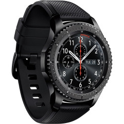 Samsung gear s3 frontier smartwatch 46 mm (bleutooth uniquement) - gris foncé (reconditionné)