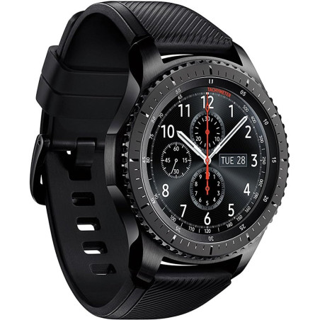 Samsung gear s3 frontier smartwatch 46 mm (bleutooth uniquement) - gris foncé (reconditionné)