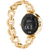 Techmade montre connectée niah lyra pour femme, montre numérique bijou, écran amoled, appels, notifications, fonction sos, sport