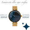 Techmade - montre connectée niah lyra | écran amoled 1,04" | appels, notifications, sos | sommeil & cardiaque | ios & android | 