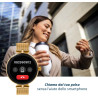Techmade - montre connectée niah lyra | écran amoled 1,04" | appels, notifications, sos | sommeil & cardiaque | ios & android | 