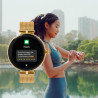 Techmade - montre connectée niah lyra | écran amoled 1,04" | appels, notifications, sos | sommeil & cardiaque | ios & android | 