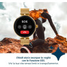 Techmade - montre connectée niah lyra | écran amoled 1,04" | appels, notifications, sos | sommeil & cardiaque | ios & android | 