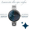 Techmade - Montre connectée Niah Lyra | Écran AMOLED 1,04" | Appels, Notifications, SOS | Sommeil & Cardiaque | iOS & Android | 