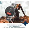 Techmade - Montre connectée Niah Lyra | Écran AMOLED 1,04" | Appels, Notifications, SOS | Sommeil & Cardiaque | iOS & Android | 