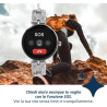 Techmade montre intelligente niah lyra, montre numérique bijou, écran amoled, appels, notifications, fonction sos, sport, compat