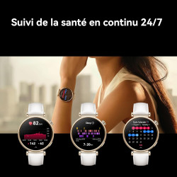 HUAWEI Watch GT 4 Montre Connectée Femme Jusqu'à 14 Jours d'autonomie - Compatible avec iOS et Android - Suivi de la fréquence C