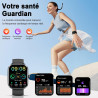 Soudorv montre connectée pour homme femme, smartwatch avec appel bleutooth | 1.91" hd montre avec 110+ sportifs, étanche ip68, p