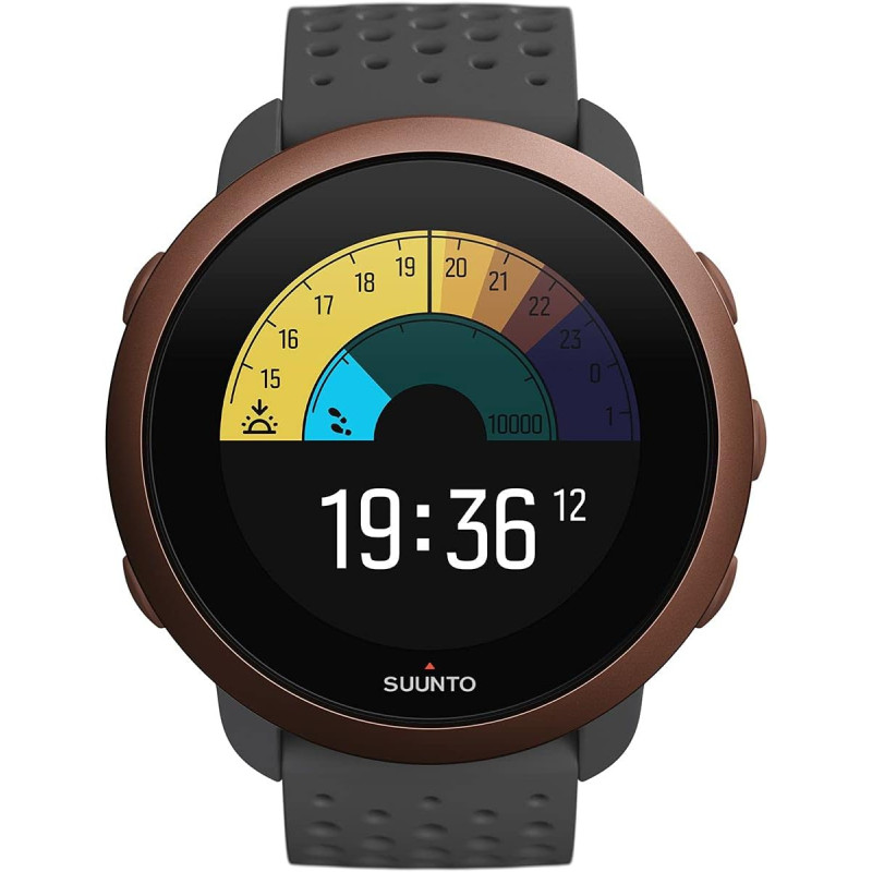 Suunto 3 Montre de Sport avec Mesure de la Fréquence Cardiaque au Poignet, 24/7 Activity Tracker et Surveillance de la Récupérat