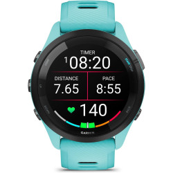 Garmin Forerunner 265 Montre Intelligente de Course à Pied, Affichage AMOLED coloré, mesures d'entraînement et informations de r
