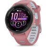 Garmin Forerunner 265S - Montre GPS de Running avec écran AMOLED - Rose avec Bracelet en Silicone Rose/Gris - Boîtier 42 mm
