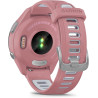 Garmin Forerunner 265S - Montre GPS de Running avec écran AMOLED - Rose avec Bracelet en Silicone Rose/Gris - Boîtier 42 mm