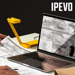 Ipevo Caméra USB 8 MP Portable et compacte DO-CAM Édition du créateur pour Les présentations visuelles et Communications Profess