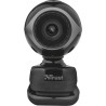 Trust Exis Webcam avec Microphone Intégré USB 2.0 - Noir/Argent