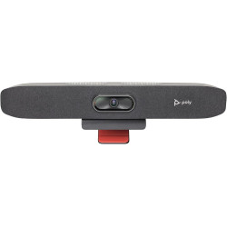 Poly Studio R30 - Système de visioconférence 4K (Plantronics) - Barre avec caméra, micro et haut-parleur pour les petites salles