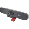 Poly Studio R30 - Système de visioconférence 4K (Plantronics) - Barre avec caméra, micro et haut-parleur pour les petites salles