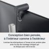 Dell Pro Webcam WB5023 – 2K QHD Capteur Sony STARVIS, Cadrage Automatique IA, HDR, Réduction de Bruit 3D & 2D, Micro Réduction d