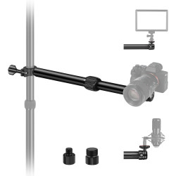NEEWER DS001 Bras d'extension télescopique de Table pour Appareil Photo, 30 à 51 cm, avec Support à rotule 1/4", 3/8", 5/8", vis